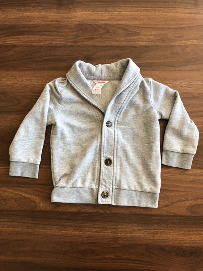 Toddler Button-up Grey Sweater/Jacket, 18-24M, Kids 24 Month (18-24M)