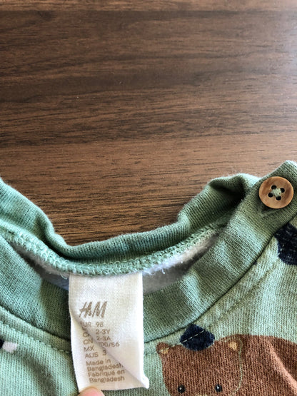 Toddler Woodland Animal Crewneck Hoodie, 3T, Kids 3T