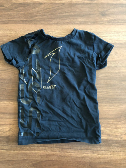 Messi Short Sleeve Black T-shirt, 4T, Kids 4/4T