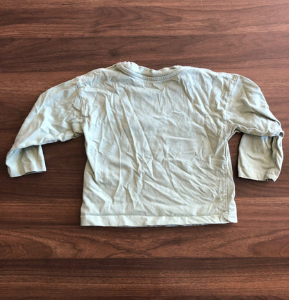 Toddler Green Long Sleeve Shirt, 2T, Kids 2T