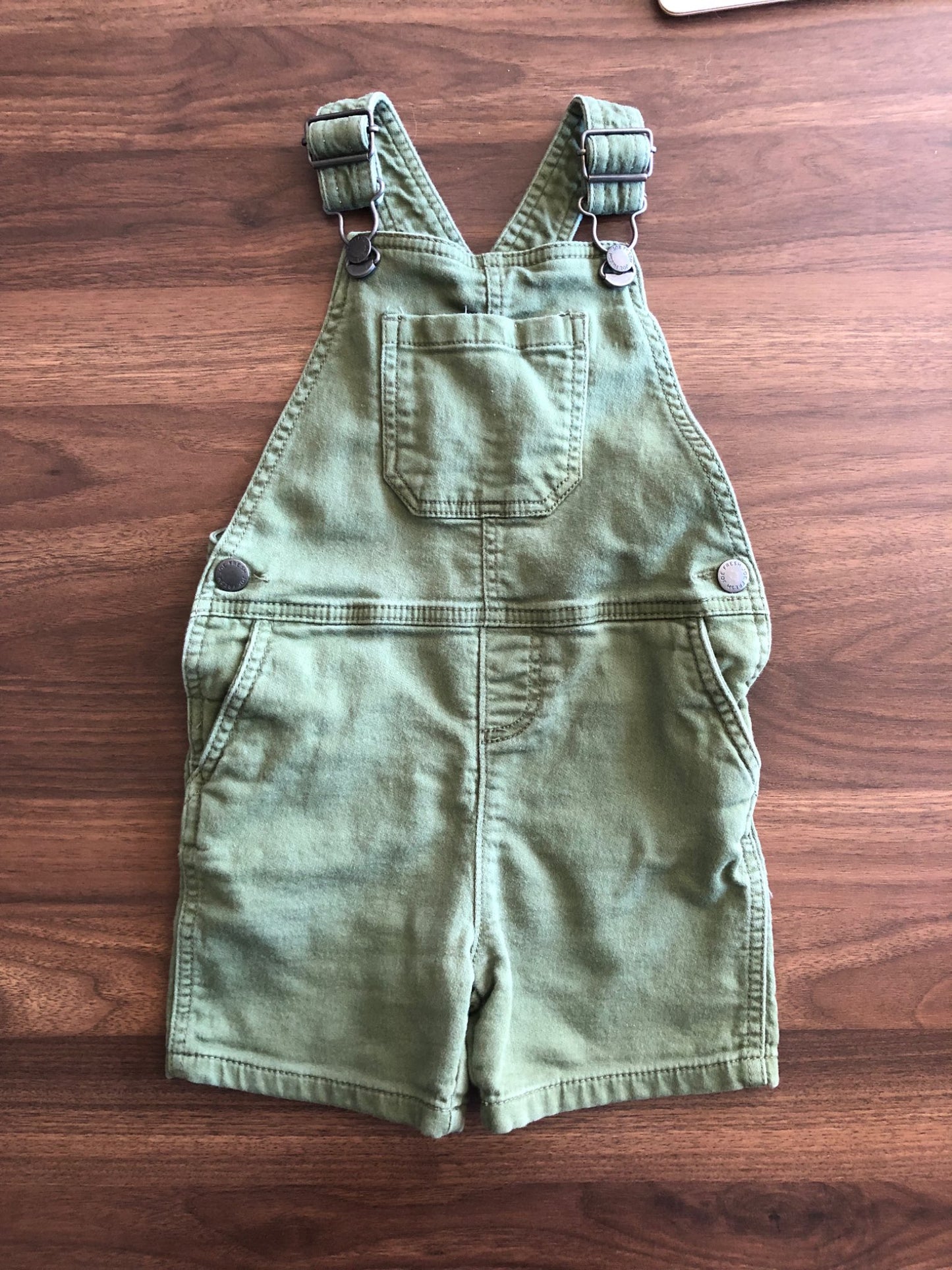 Toddler Green Shorts Overalls, 3T, Kids 3T