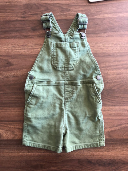 Toddler Green Shorts Overalls, 3T, Kids 3T