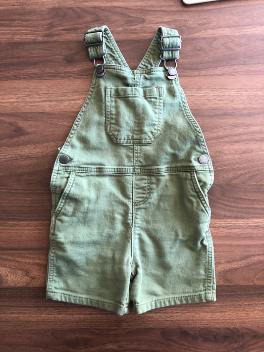 Toddler Green Shorts Overalls, 3T, Kids 3T