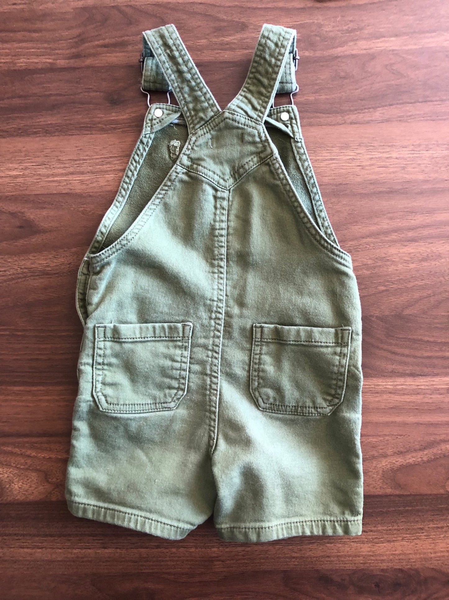Toddler Green Shorts Overalls, 3T, Kids 3T