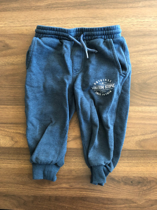 Toddler Dark Blue Sweatpants, Jogger Style, 2T, Kids 2T