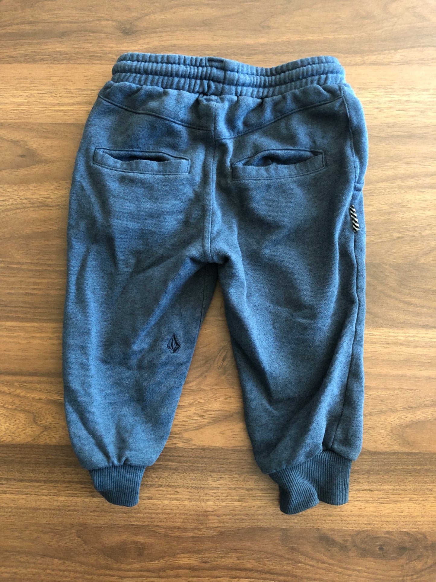 Toddler Dark Blue Sweatpants, Jogger Style, 2T, Kids 2T