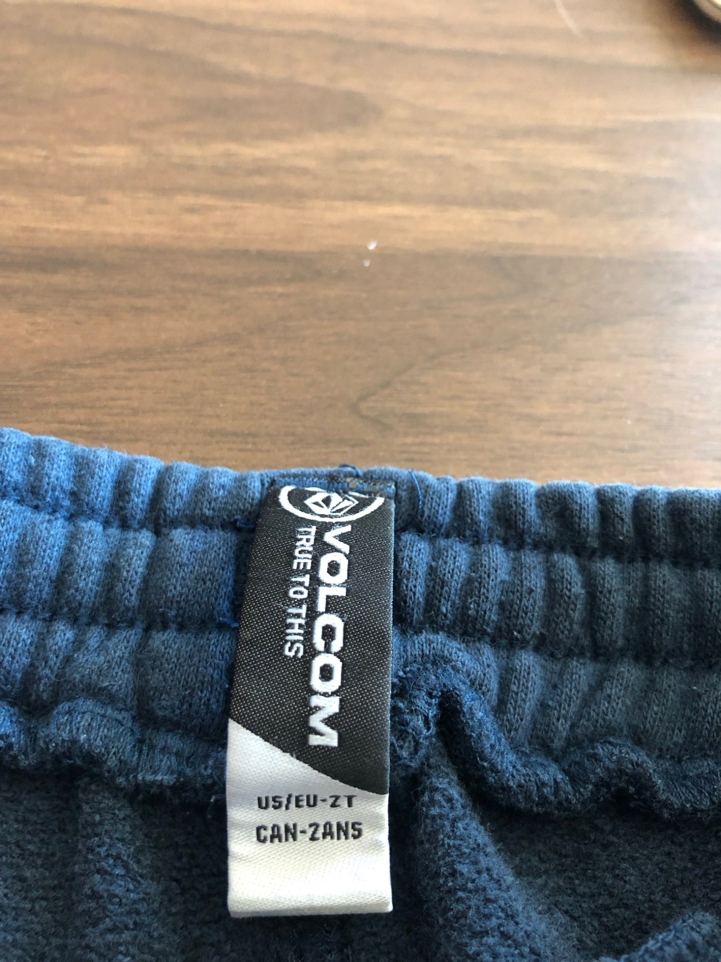 Toddler Dark Blue Sweatpants, Jogger Style, 2T, Kids 2T