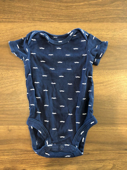 Baby Boy Short Sleeve Bodysuit Bundle, 0-3M, 6 pieces, Kids 3 Month (0-3M)