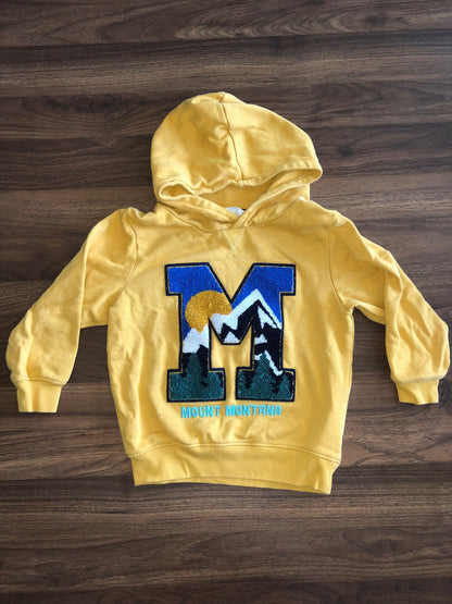 Toddler Yellow Mount Montana Hoodie, 4T, Kids 4/4T
