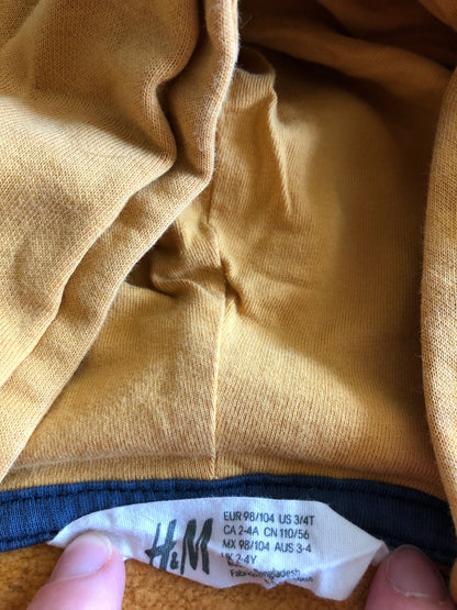 Toddler Yellow Mount Montana Hoodie, 4T, Kids 4/4T