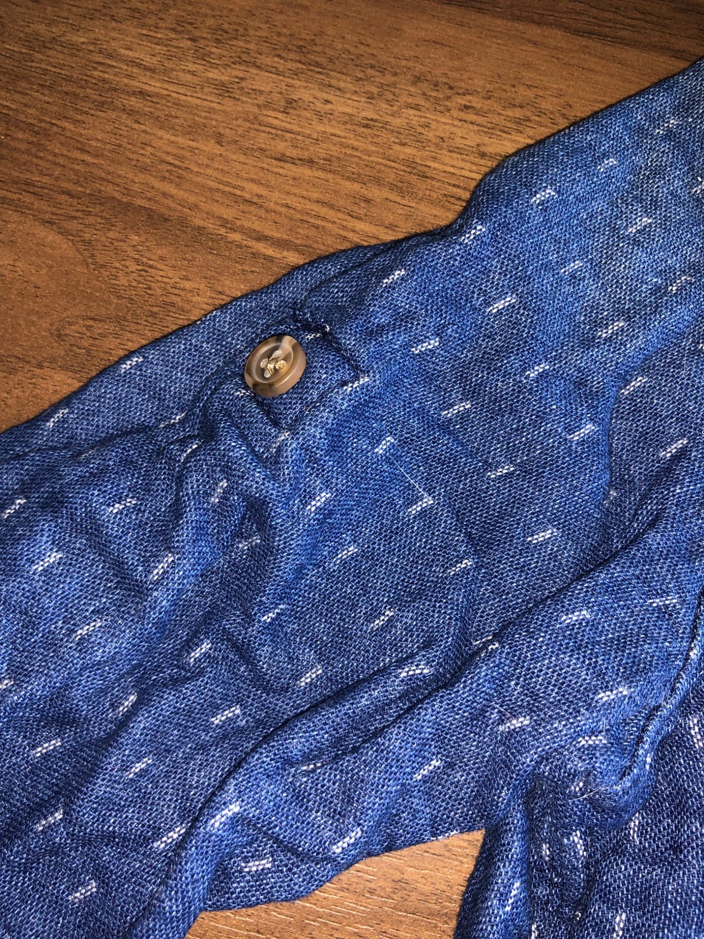 Toddler Blue Button-up Collared Long Sleeve Shirt, 3T, Kids 3T