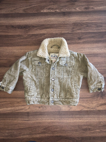 Toddler Fleece Lined Bomber Jacket, 24M, Kids 24 Month (18-24M)