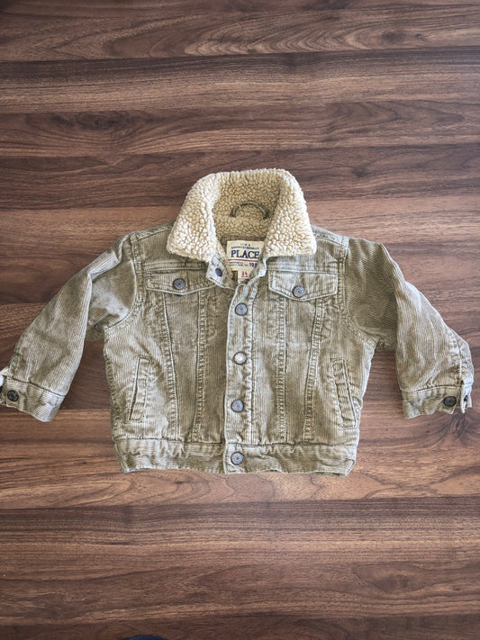Toddler Fleece Lined Bomber Jacket, 24M, Kids 24 Month (18-24M)