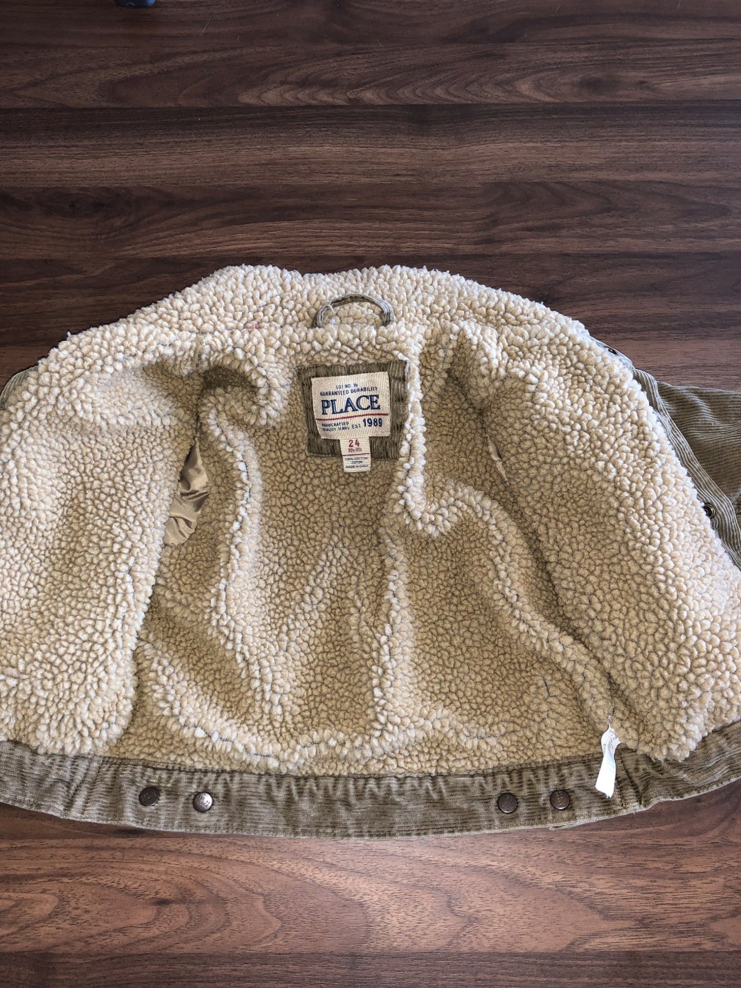 Toddler Fleece Lined Bomber Jacket, 24M, Kids 24 Month (18-24M)