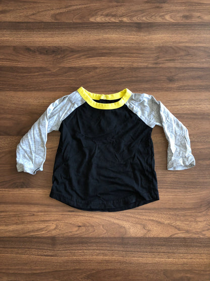 Color-blocked Long Sleeve Shirt Bundle, 2 Pieces, 18-24M, Kids 24 Month (18-24M)