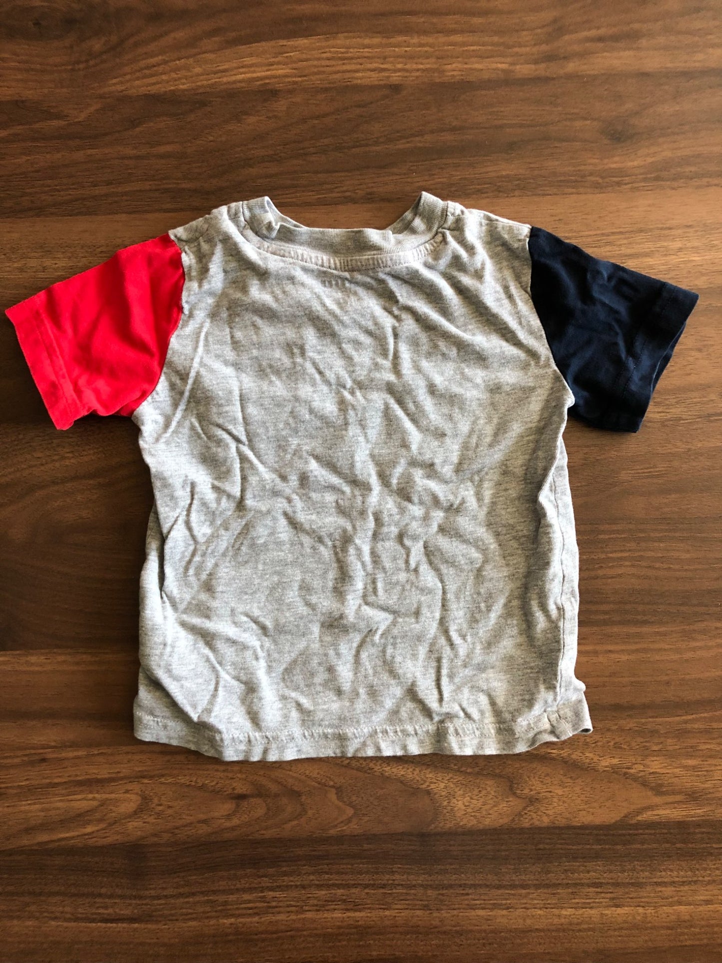 Color-blocked short sleeve T-shirt, 2T, Kids 2T