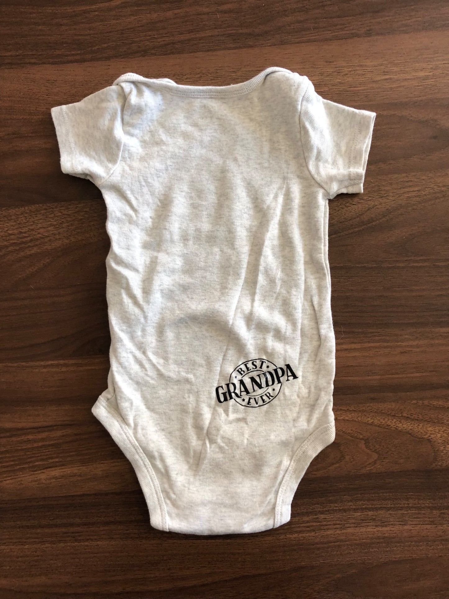 Baby Pass to Grandpa Short Sleeve Bodysuit, 6-9M, Kids 9 Month (6-9M)