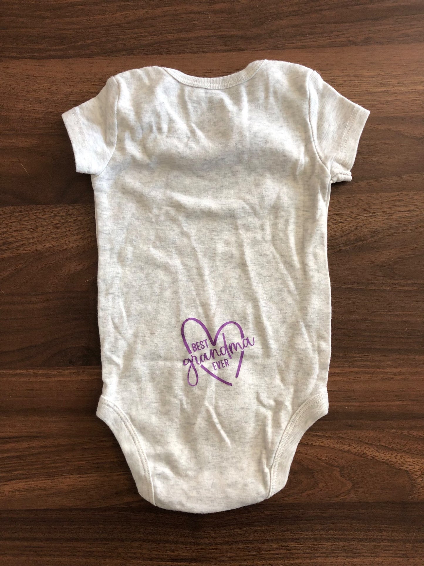 Baby Pass to Grandma Short Sleeve Bodysuit, 3-6M, Kids 6 Month (3-6M)