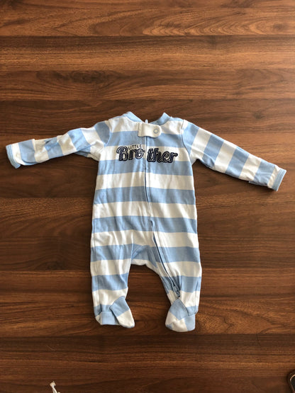 Little Brother Zipper Footie/Sleeper, Newborn, Kids Newborn