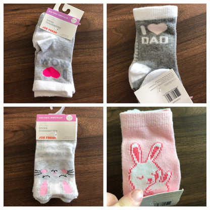 Socks Mixed Bundle, 6 pairs, BNWT