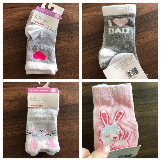 Socks Mixed Bundle, 6 pairs, BNWT