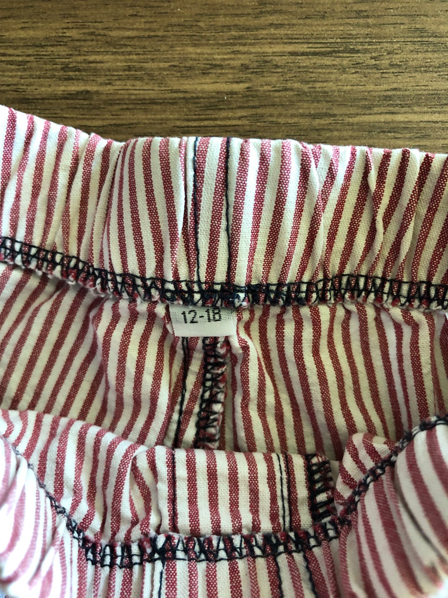 Toddler Striped Shorts, 12-18M, Kids 18 Month (12-18M)