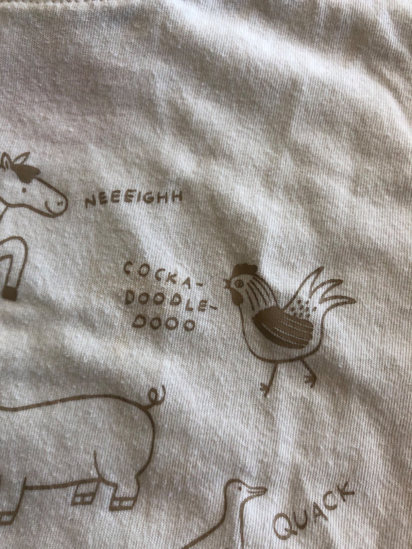 Toddler Farm Animals Short Sleeve T-shirt, 2T, Kids 2T