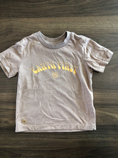 Toddler Tentree Short Sleeve Brown T-shirt, 18-24M, Kids 24 Month (18-24M)