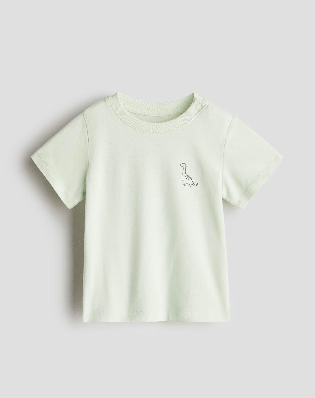 Toddler Light Green Short Sleeve Dino T-shirt, 2T, Kids 2T