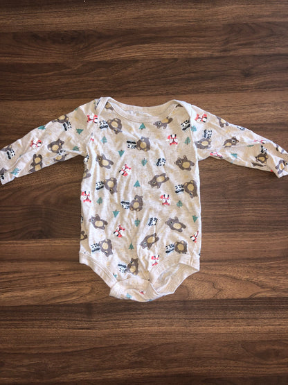 Toddler Long Sleeve Bodysuit, 12-18M, Kids 18 Month (12-18M)