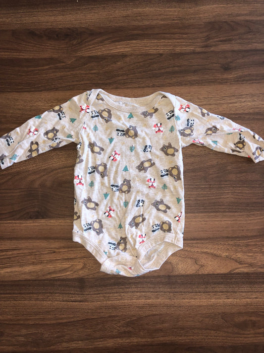 Toddler Long Sleeve Bodysuit, 12-18M, Kids 18 Month (12-18M)