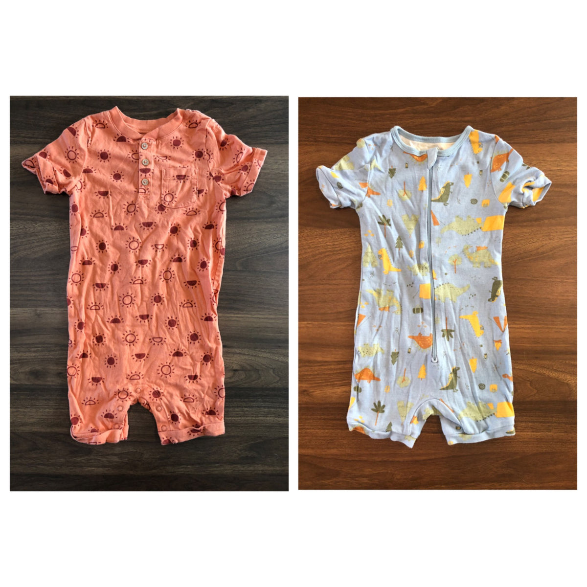 Toddler Shortie Romper Bundle, 2 pieces, 18-24M, Kids 24 Month (18-24M)