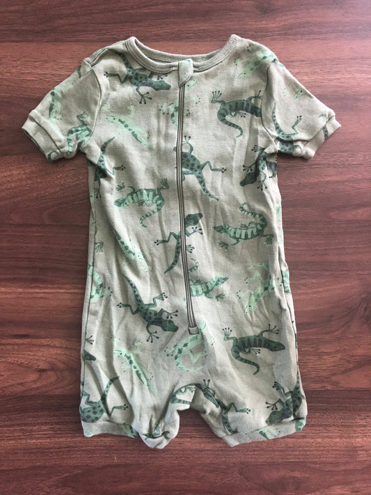 Toddler Shortie Romper, Lizards, 12-18M, Kids 18 Month (12-18M)