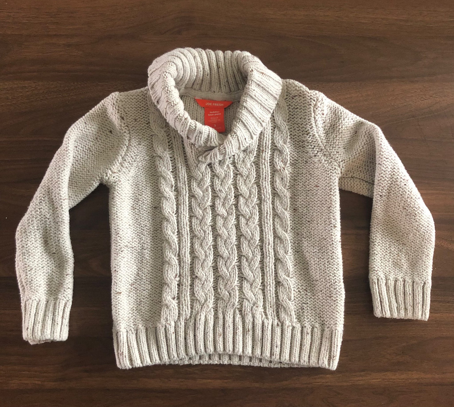 Toddler Cable Knit Sweater, 3T, Kids 3T