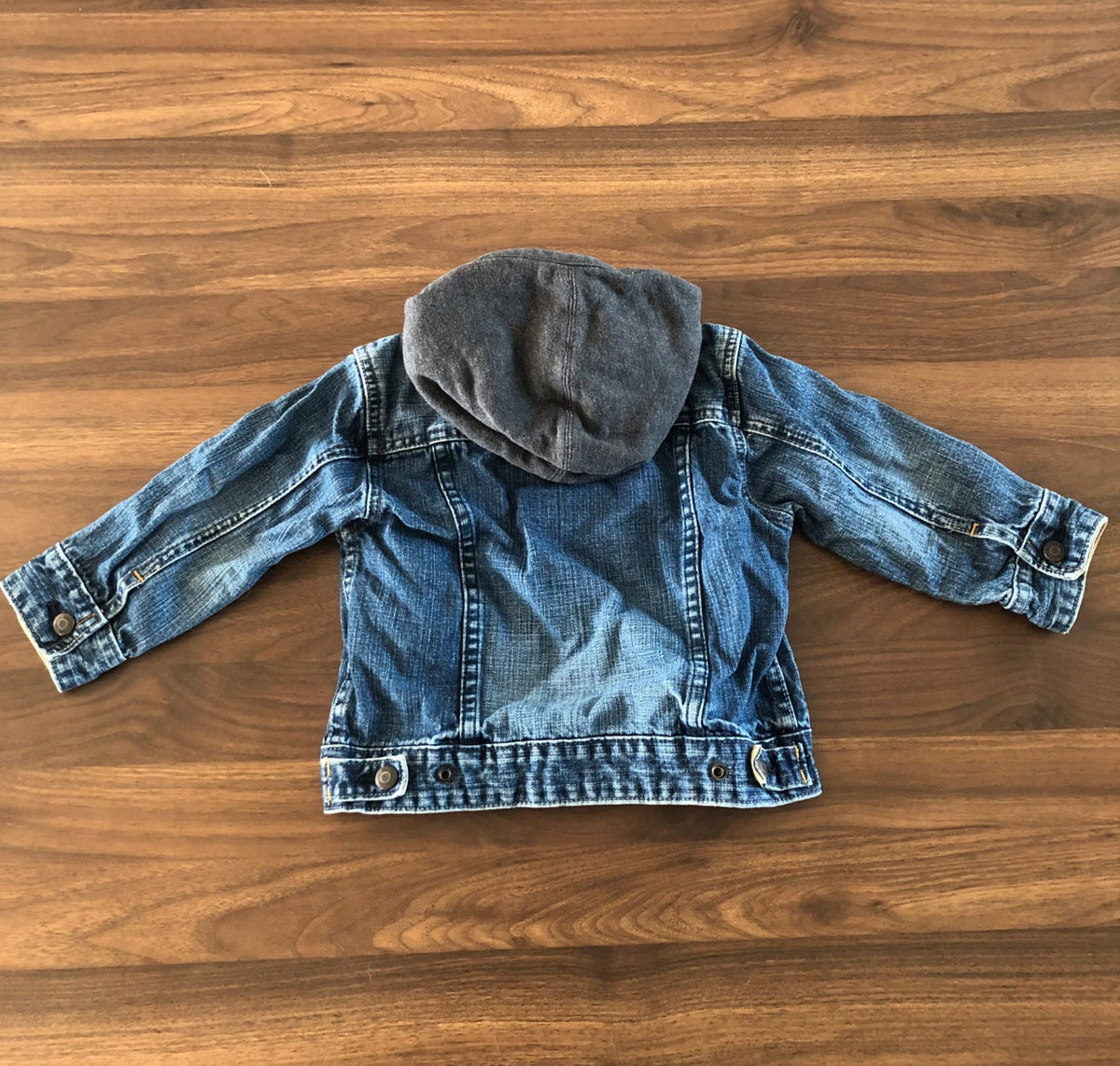 Gap Toddler Jean Jacket with Hood, 3T, Kids 3T