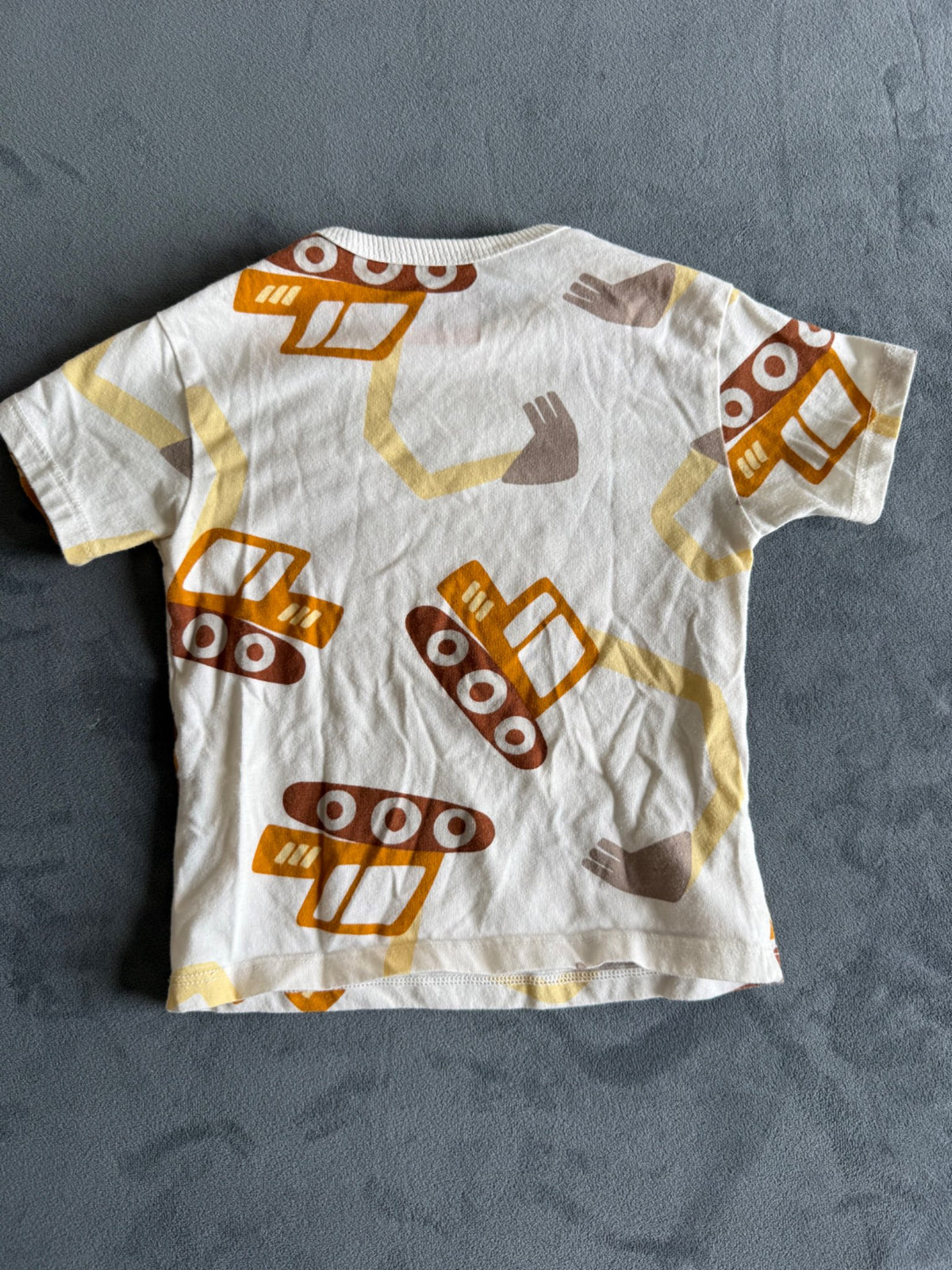Toddler Construction Print T-shirt, 2T, Kids 2T