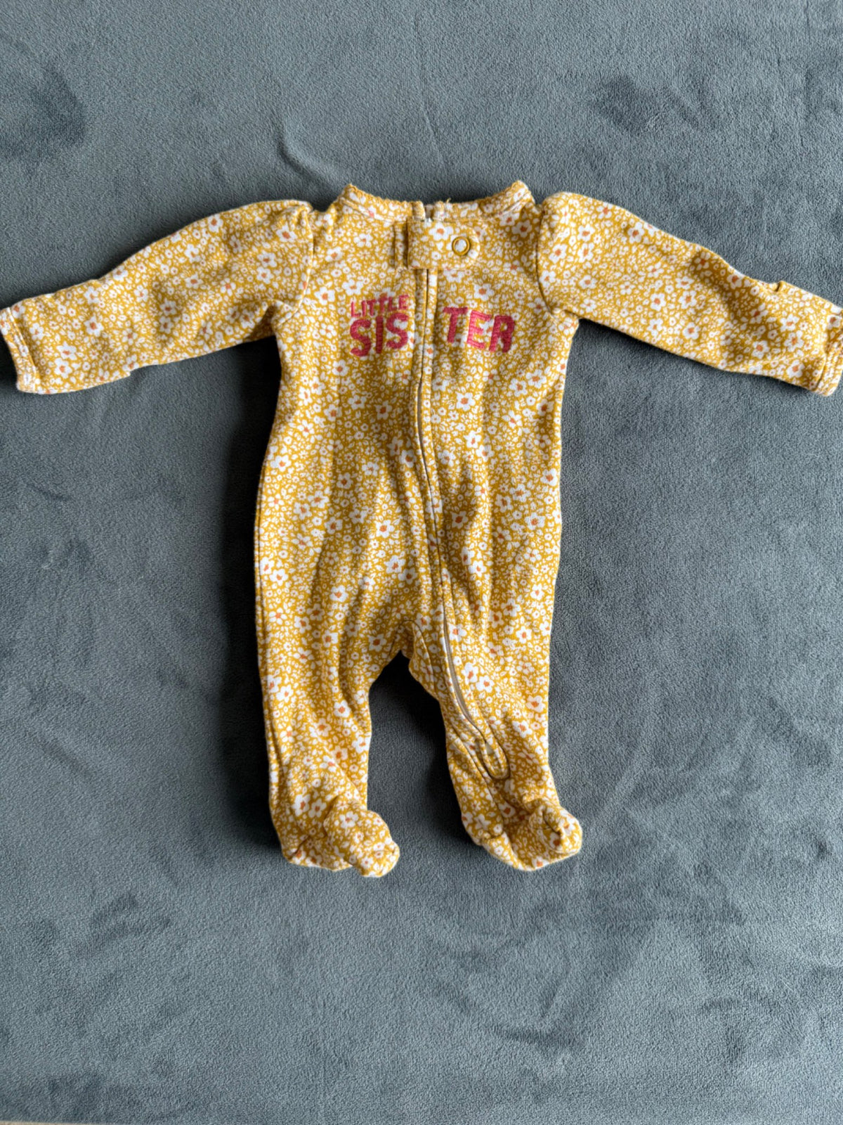 Little Sister Zipper Onsie, Premie, Kids Newborn