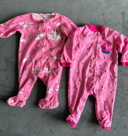 Snap button onsie bundle, 3M and 6M, Kids 3 Month (0-3M)