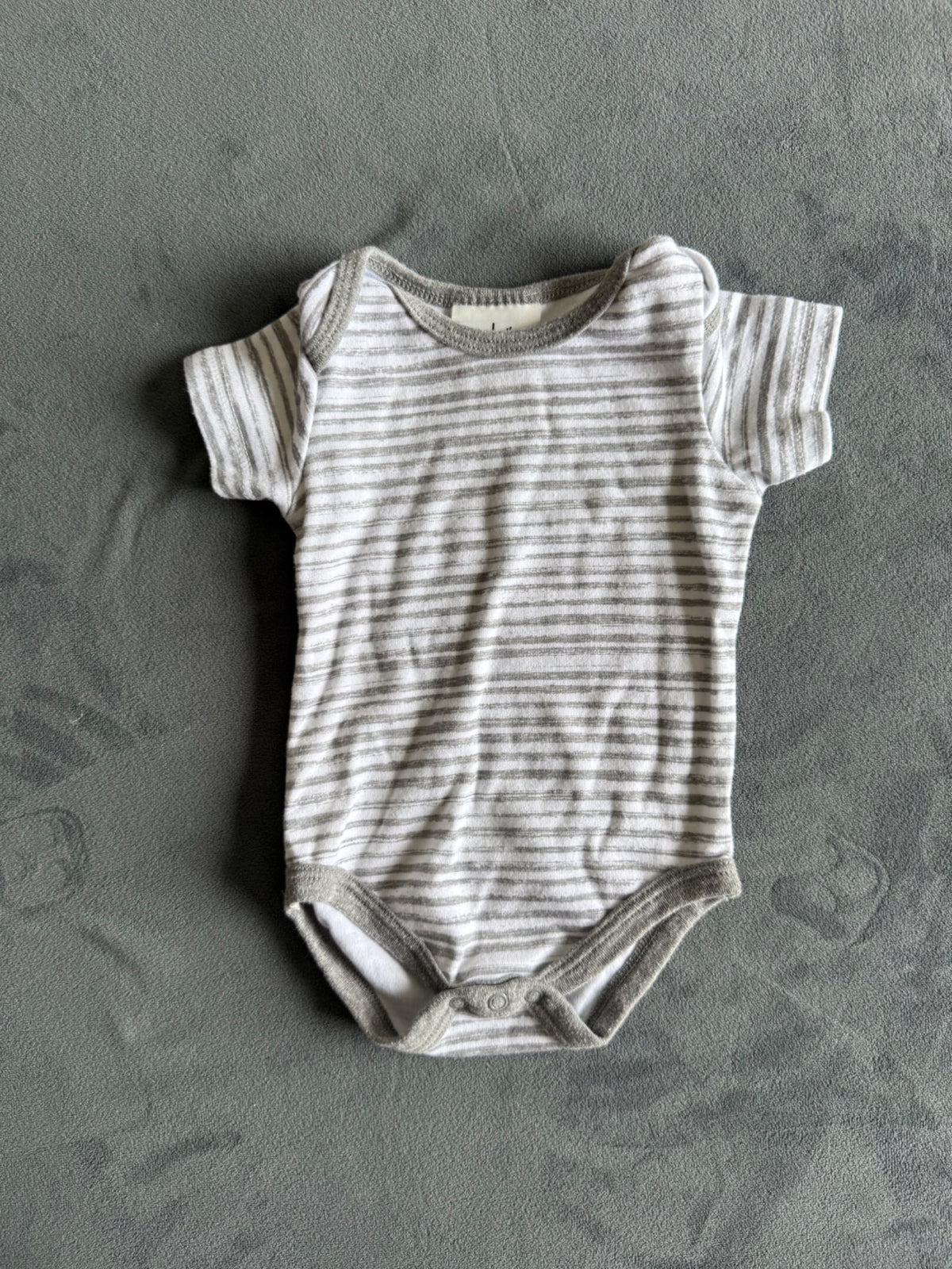 Short Sleeve Onsie Bundle, 3 pieces, 3-6M, Kids 6 Month (3-6M)