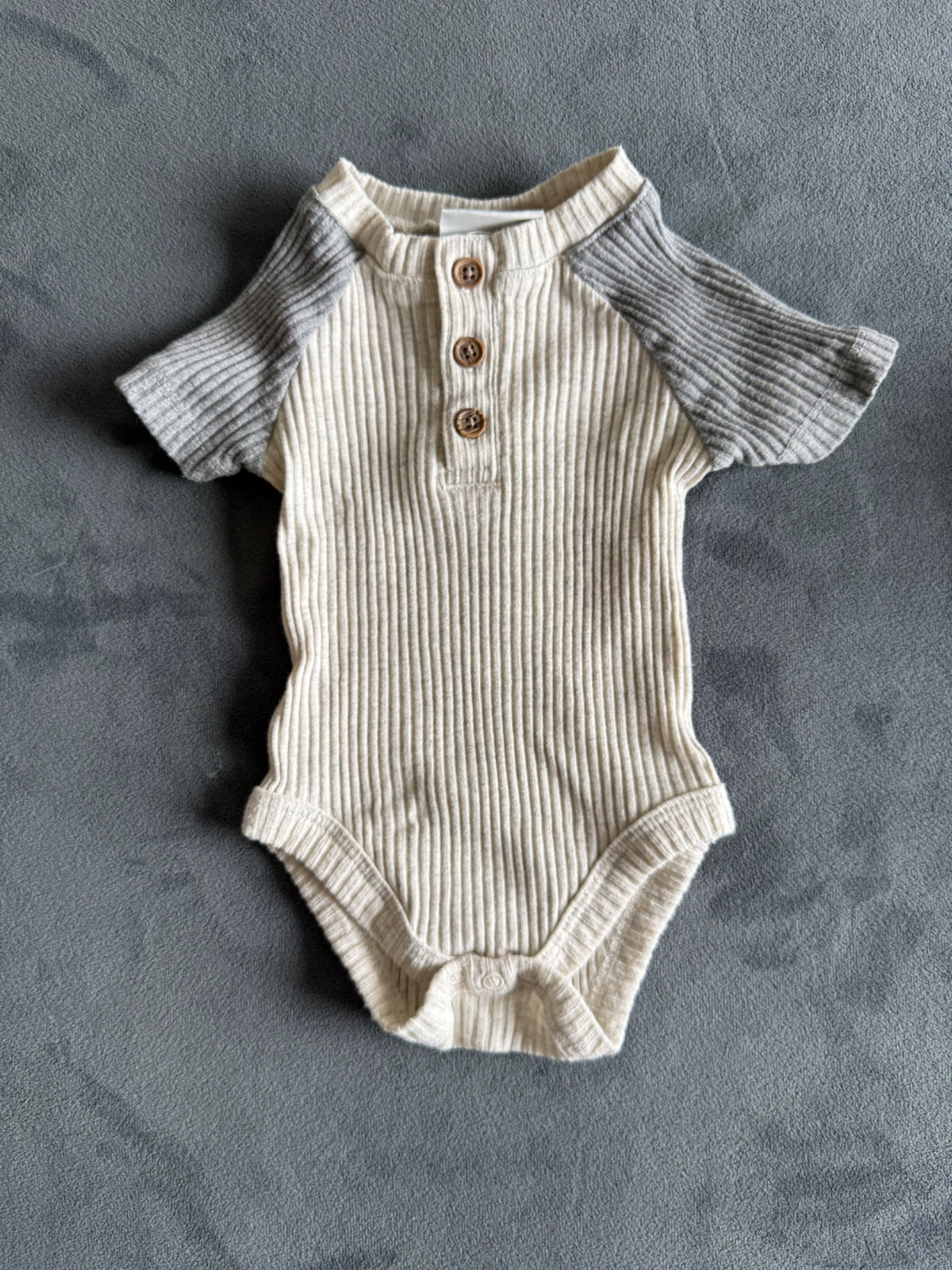 Short Sleeve Onsie Bundle, 3 pieces, 3-6M, Kids 6 Month (3-6M)