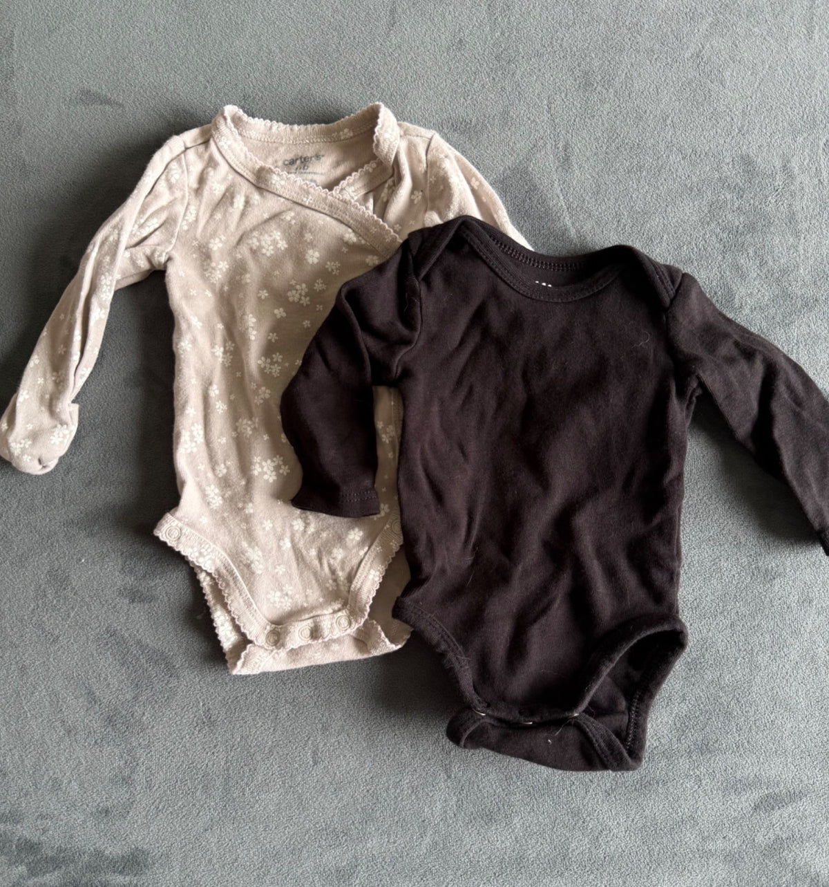 Long Sleeve Onsie Bundle, 2 pieces, Newborn, Kids Newborn