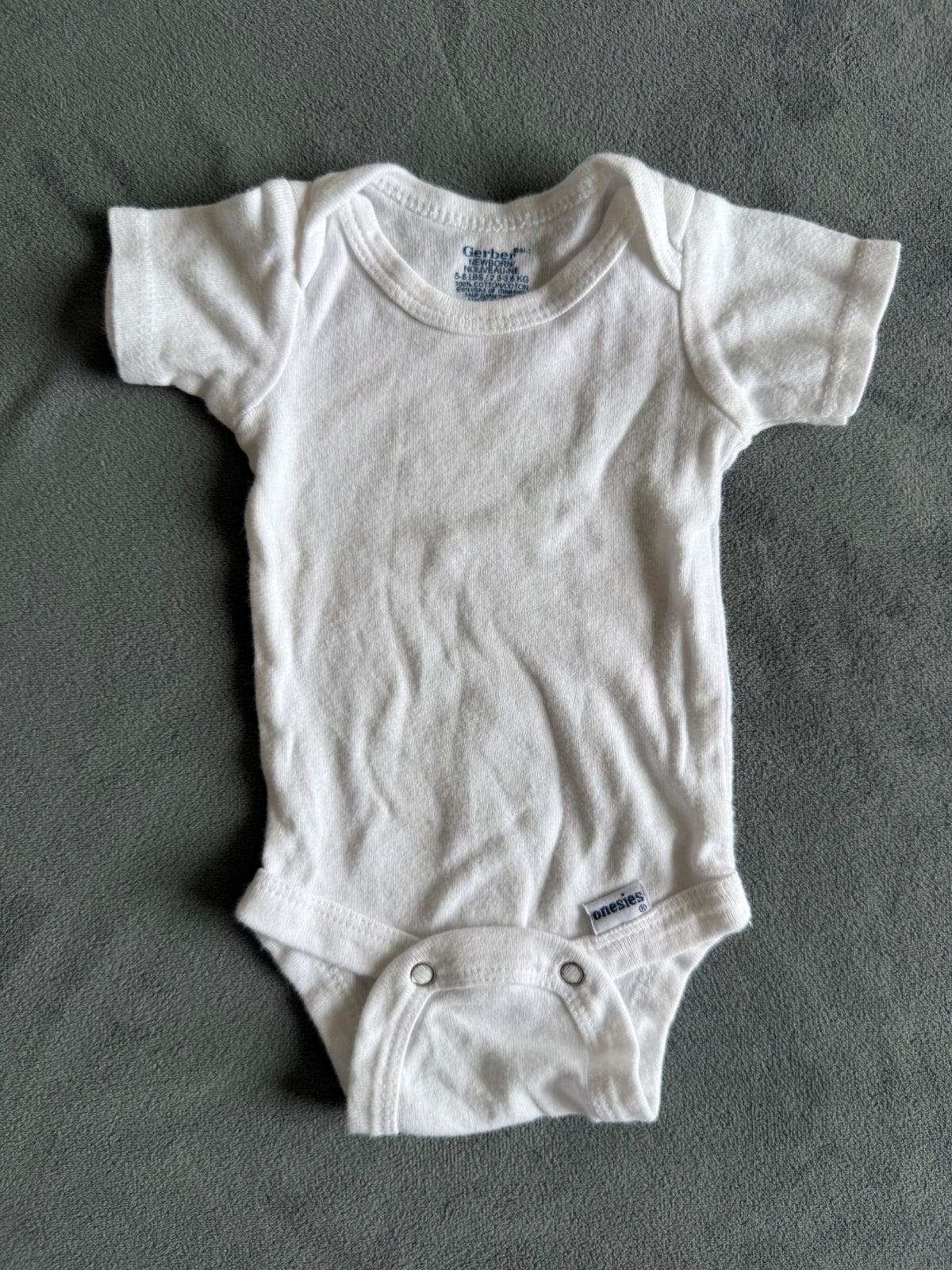 Baby Girl Short Sleeve Bodysuit Bundle, 4 pieces, Newborn, Kids Newborn