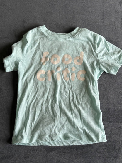 Toddler Food Critic T-shirt, 2T, Kids 2T