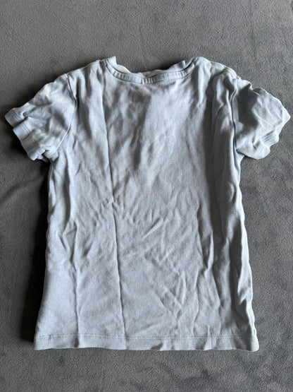 Blue Short Sleeve Henley T-shirt, 2-4T, Kids 3T