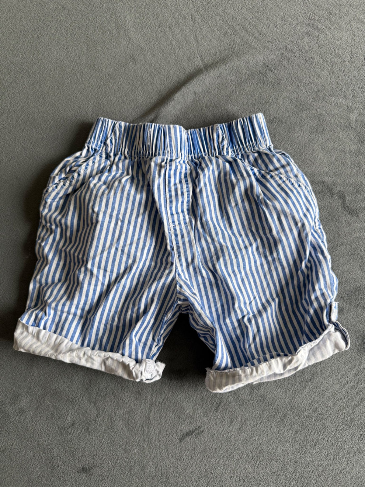 Toddler Boy Blue Striped Shorts, 3T, Kids 3T