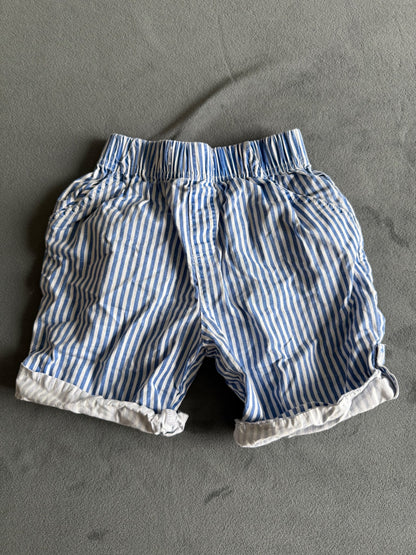 Toddler Boy Blue Striped Shorts, 3T, Kids 3T