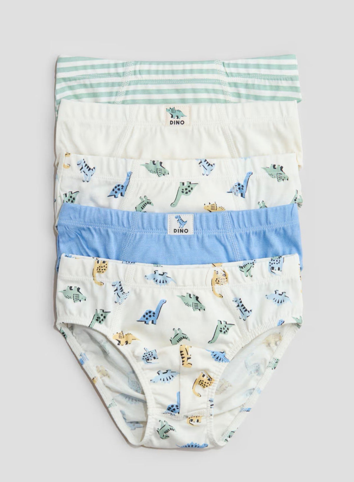 H&M Toddler Boy Briefs Bundle, Dino and Car Prints, 10 pieces, 2-4T, Kids 3T