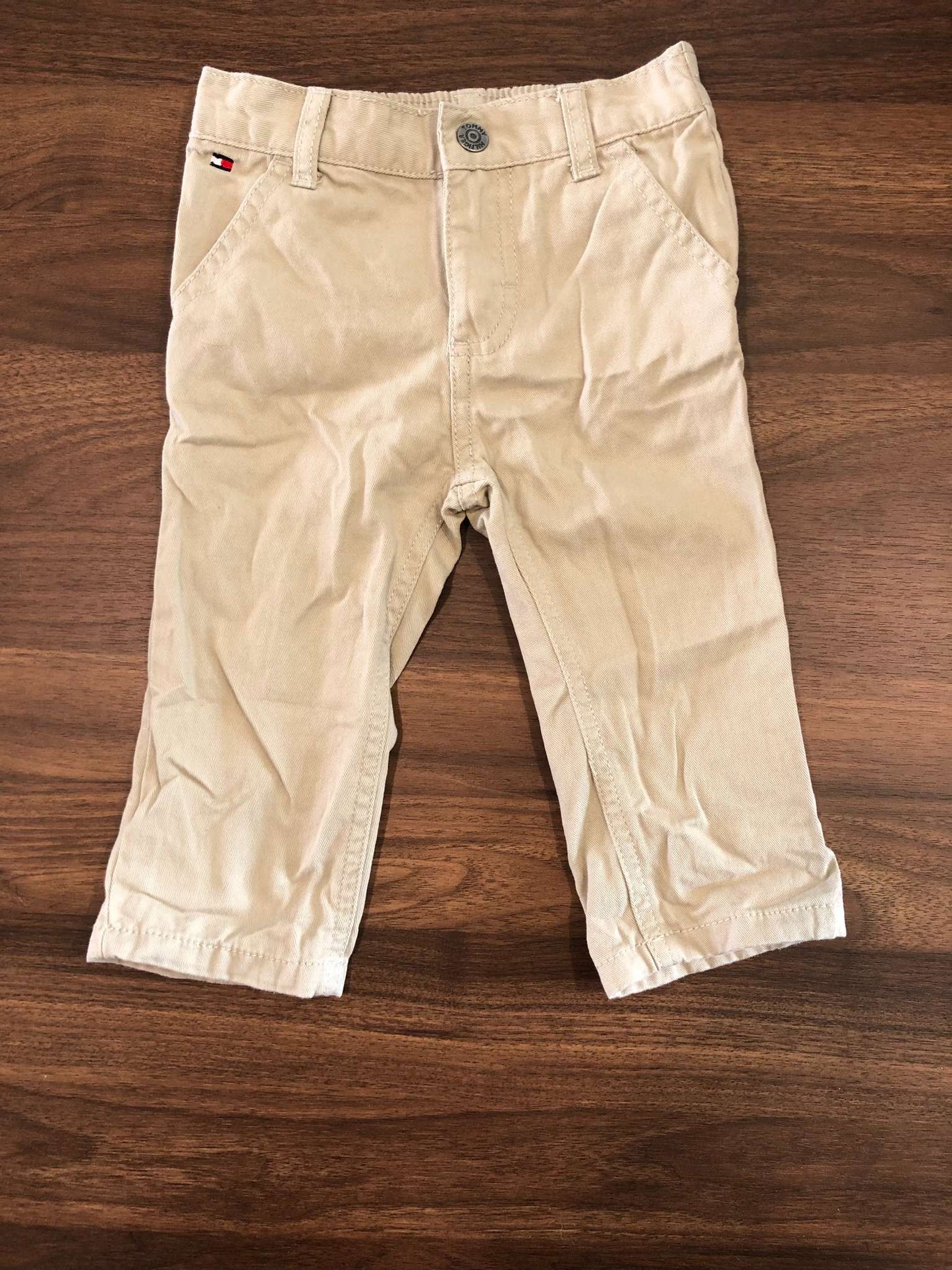 Tommy Hilfiger Baby Boy Khaki Pants, 12M, Kids 12 Month (9-12M)
