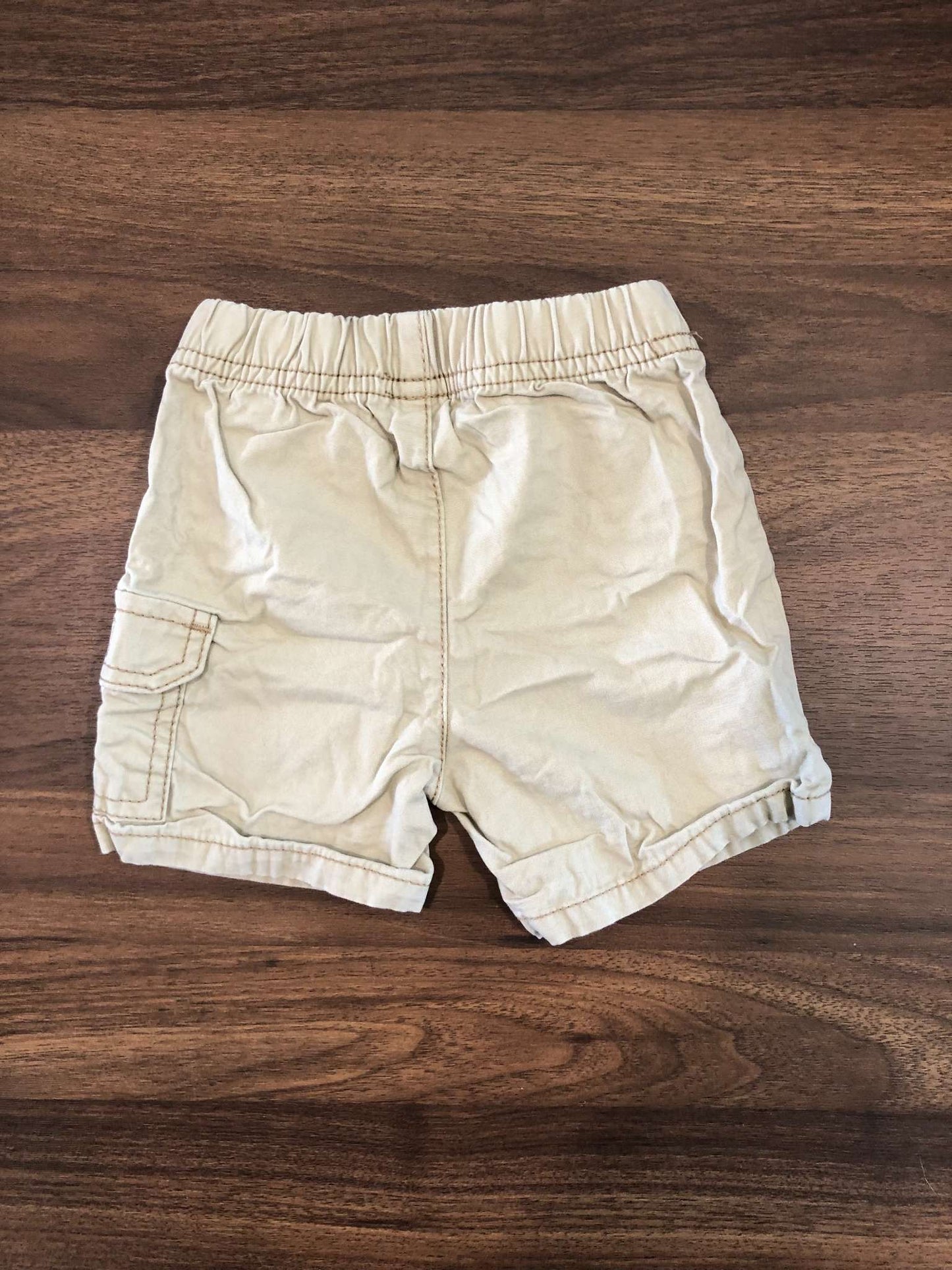 Carter's Baby Boy Khaki Shorts, 12M, Kids 12 Month (9-12M)