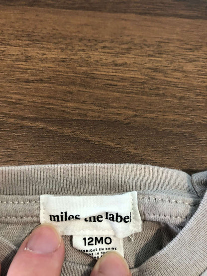 Miles the Label Short Sleeve Shirt, 12M, Kids 12 Month (9-12M)